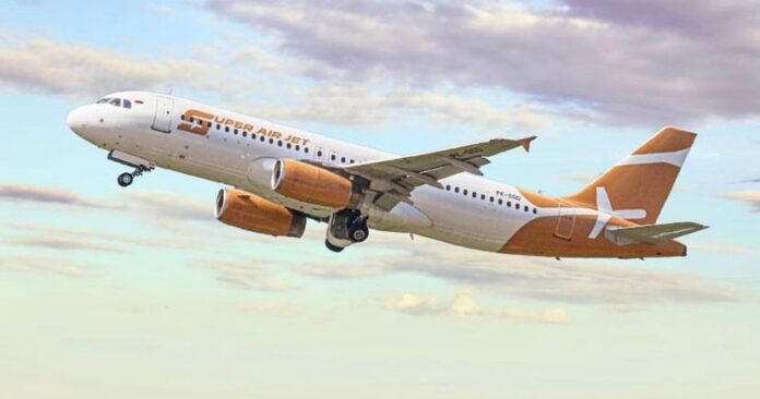 AC pesawat Super Air Jet mati