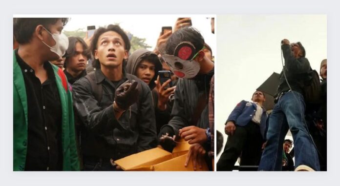 Jefri Nichol ikut orasi dalam aksi demo tolak UU Cipta Kerja