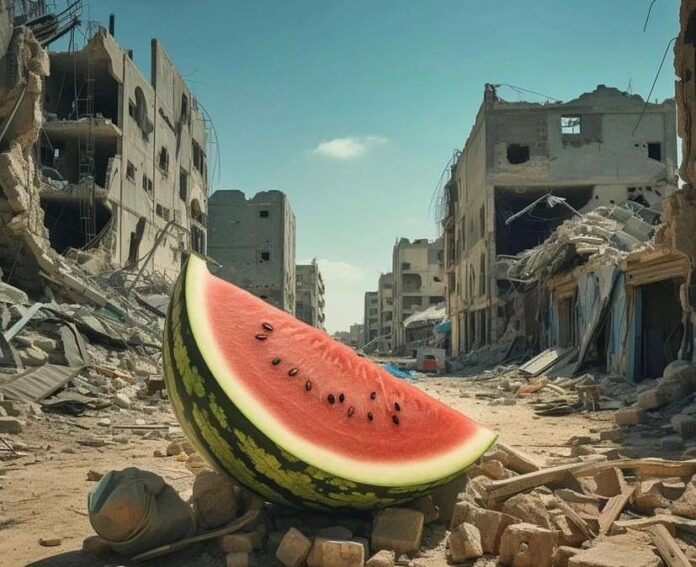 Semangka sibol solidaritas Palestina