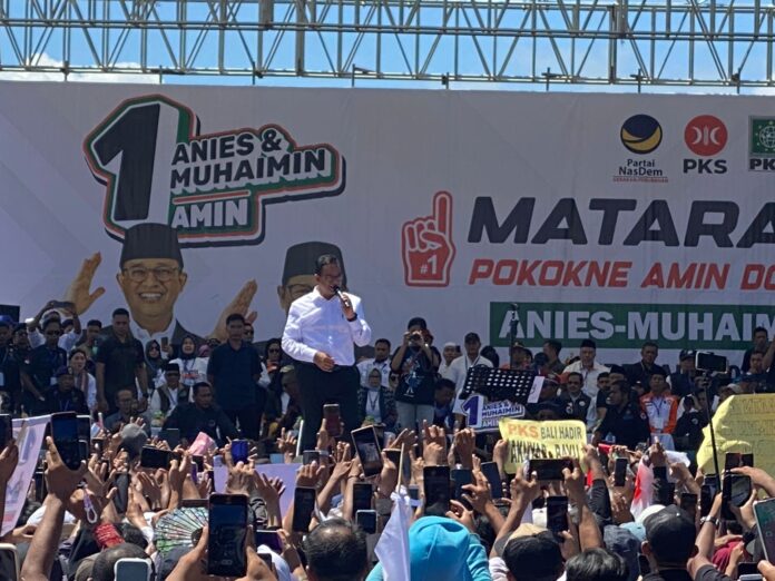 Anies Baswedan gunakan bahasa sasak saat kampanye di Mataram