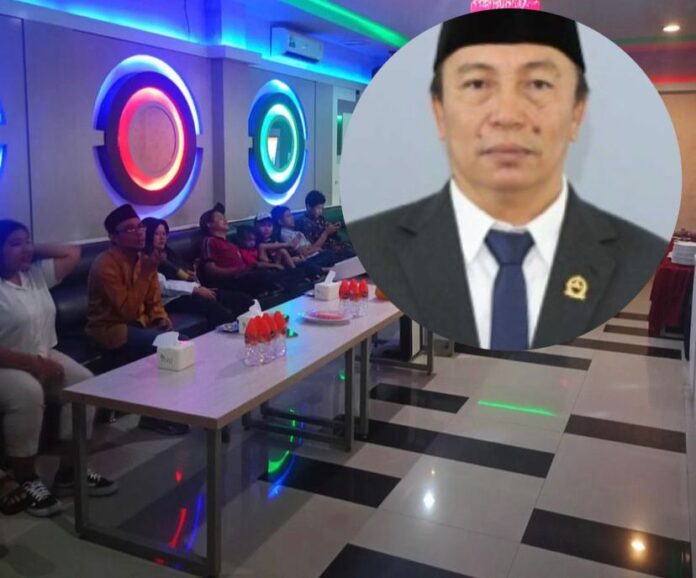 Salah satu suasana tempat hiburan karaoke di Lombok