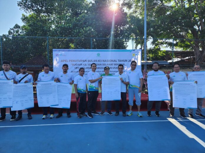 PLN tutup bulan Keselamatand an kesehatan kerja