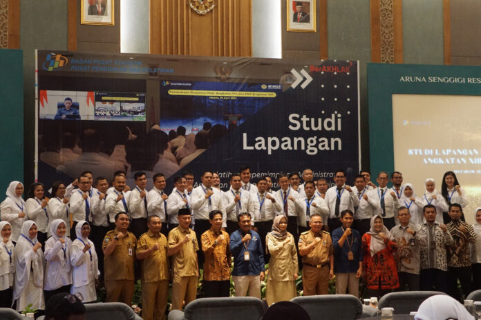 Suasan pelatihan Kepemimpian BPS di Disnakertrans NTB